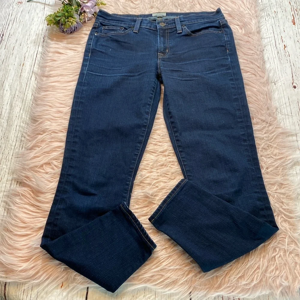 J. Crew 8” Toothpick Jean in Classic Rinse sz 27